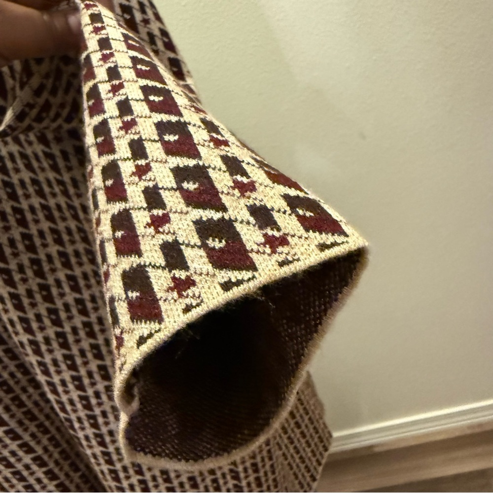 Venini Brown and Black Checkered Cardigan - Picture 6 of 16